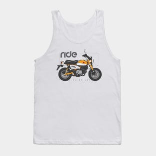 Ride monkey yellow Tank Top